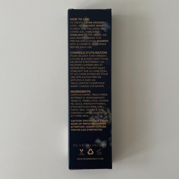 Dear Midnight Atelier Star-Crossed Eyeliner Duo Darkest Night Starlight New - Picture 3 of 5